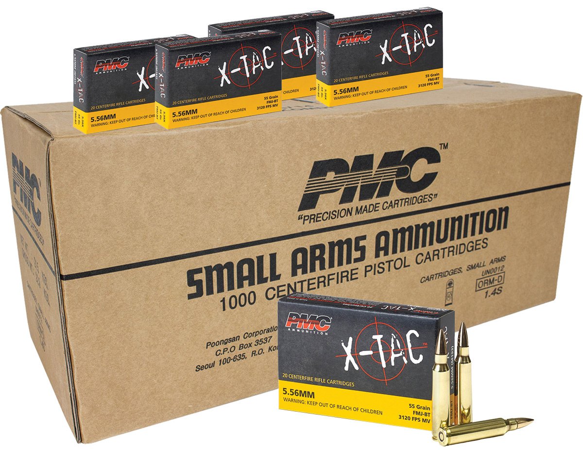 PMC Bronze 5.56 NATO 55gr FMJ – 1000 Rounds Crate - Image 4
