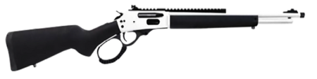 Rossi R95 Trapper 30-30 Winchester, 16.5" Threaded Barrel, White Cerakote Rec, Black Wood Furniutre, 5rd