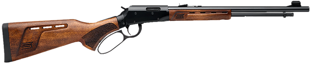 Savage Revel Deluxe Lever Action, 22 WMR, 18" Barrel, Satin Finish, Black, Oversize Loop, Rubber Butt Pad, Walnut Stock, 9rd
