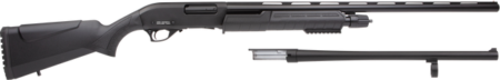 Rock Island Pump Action Combo 12 Ga, 3" Chamber 18.5" & 28" Barrels, Black, 5rd